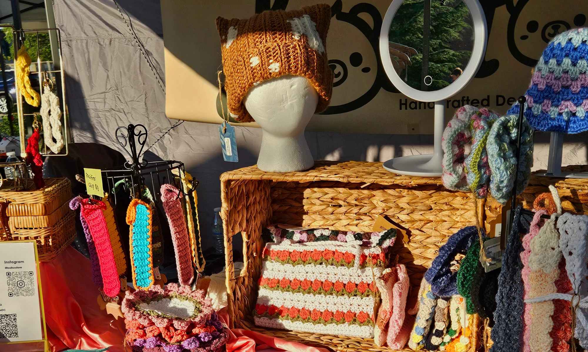 hero image - crocheted items